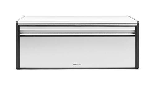 Brabantia Fall Front Bread Box - Matte Steel...