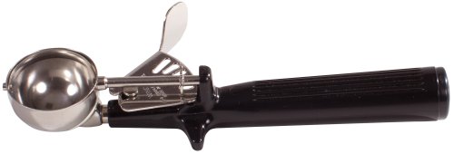 Winco ICOP-30 Ice Cream Disher with Black Handle,...