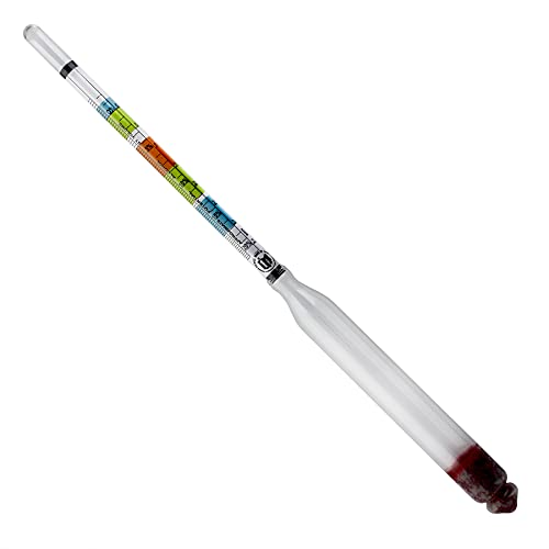 Home Brew Ohio PF-KS8O-08O0 Hydrometer, Triple...