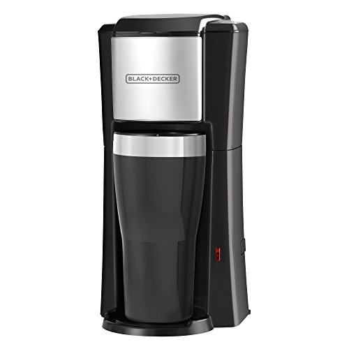 BLACK+DECKER Single Serve Coffeemaker, Black,...