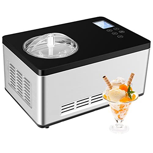 COSTWAY Ice Cream Maker, 2.1-Quart Automatic...