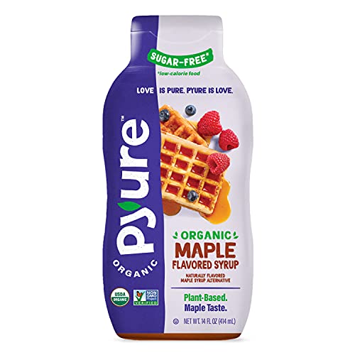 Pyure Organic Maple Flavored Syrup, Zero Sugar, 2...