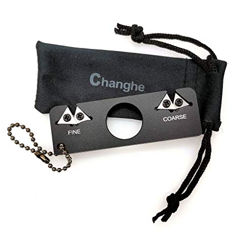 Pocket Knife Sharpener with Coarse and Fine for...