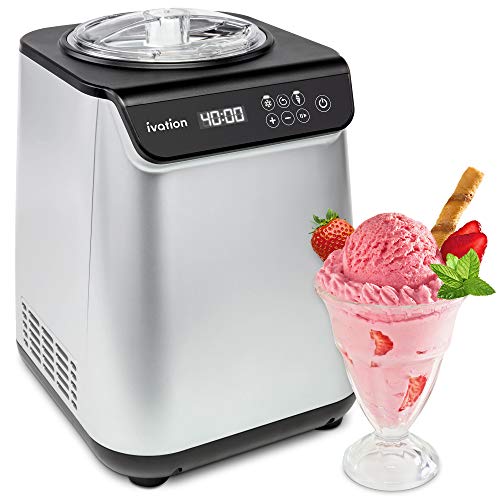 Ivation Automatic Ice Cream Maker Machine, No...
