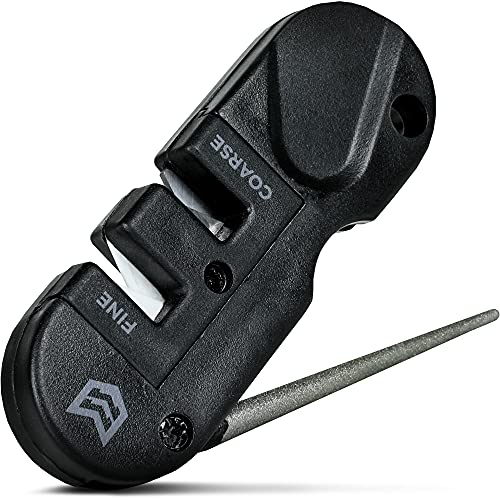 Mission Made Knife Sharpener Tactical Pocket-Size...