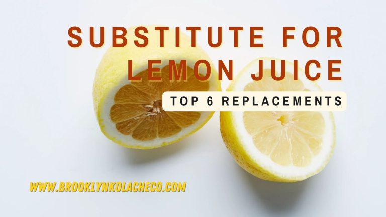 Substitute for Lemon Juice: Top 6 Replacements